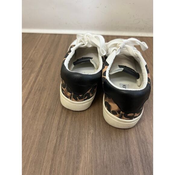 Steve Madden Multi Media Cheetah/Gray Tennis Shoes Sz 6 - Picture 3 of 5